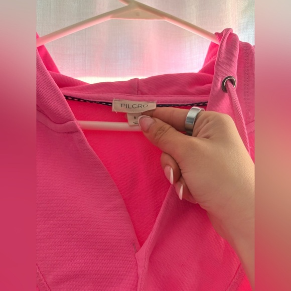 Anthropologie Pilcro Wharfside V-Neck Hoodie Size S - Picture 3 of 4